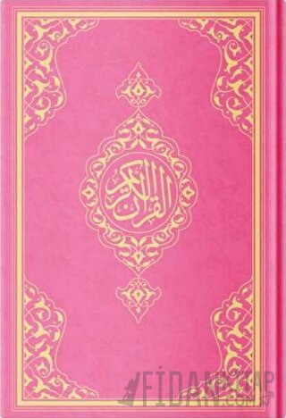 Orta Boy Resm-i Osmani Kur'an-ı Kerim (Özel, Pembe Kapak, Mühürlü) (Ci