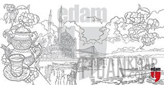 Ortaköy Boyama Föyü - 20’li Paketler Halinde