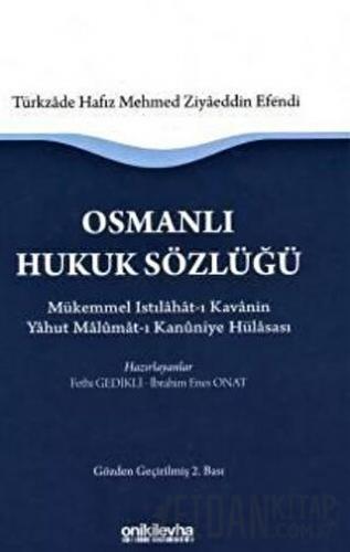 Osmanlı Hukuk Sözlüğü (Ciltli)