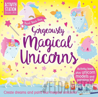 Paint Your Own Gorgeously Magical Unicorns (Ciltli)