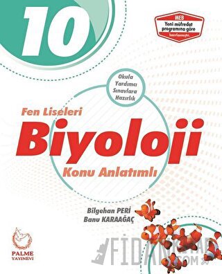 Palme 10. Sınıf Fen Liseleri Biyoloji Konu Anlatımlı Banu Karaağaç