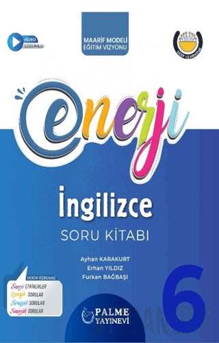 Palme 6. Sınıf Enerji İngilizce Soru Kitabı