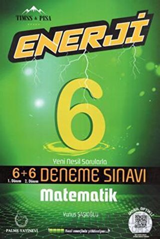 Palme 6. Sınıf Enerji Matematik 6+6 Deneme Sınavı Yunus Şaşıoğlu