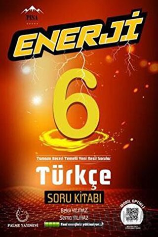 Palme 6. Sınıf Enerji Türkçe Soru Kitabı Bekir Yılmaz