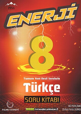 Palme 8. Sınıf Enerji Türkçe Soru Kitabı