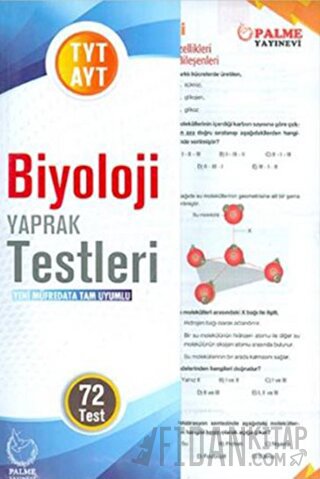 Palme Yaprak Test YKS TYT AYT Biyoloji