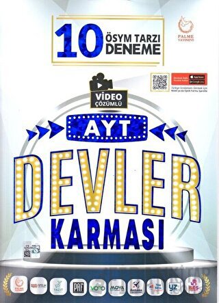 Palme YKS AYT Devler Karması 10 Deneme Sınavı