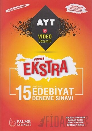 Palme YKS AYT Ekstra Edebiyat 15 Deneme Sınavı Kıymet Dolaner