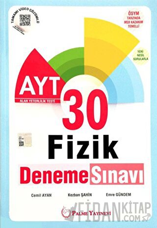 Palme YKS AYT Fizik 30 Deneme Sınavı