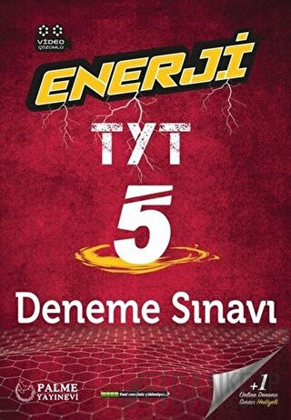 Palme YKS TYT Enerji 5 Deneme Sınavı Video Çözümlü