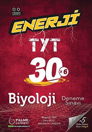 Palme YKS TYT Enerji Biyoloji 30 Deneme Sınavı Video Çözümlü