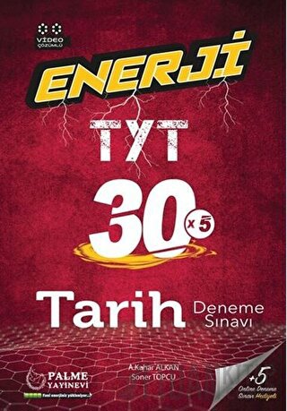 Palme YKS TYT Enerji Tarih 30 Deneme Sınavı Video Çözümlü