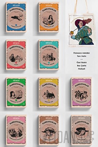 Pardayanlar Seti - 10 Kitap Takım Michel Zevaco