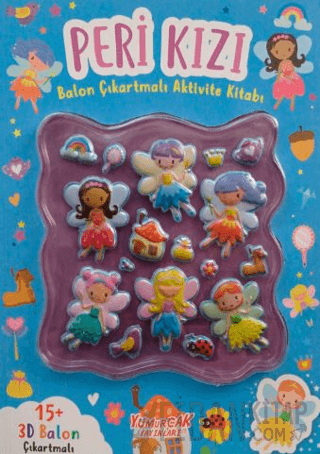 Peri Kızı Balon Çıkartmalı Aktivite Kitabı
