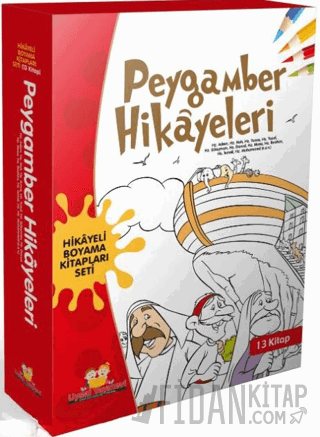 Peygamber Hikayeleri Boyama Kitapları Seti (13 Kitap) Şebnem Pişkin