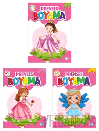 Prenses Boyama Kitabı (3 Kitap)