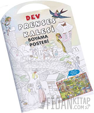 Prenses Kalesi Dev Boyama Posteri Kolektif