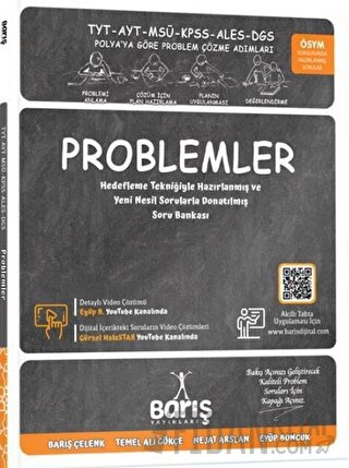 TYT AYT MSÜ KPSS ALES DGS Problemler Soru Bankası