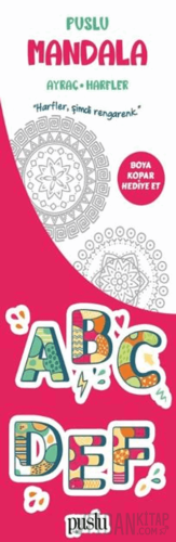 Puslu Mandala Çocuk Ayraç/ Harfler
