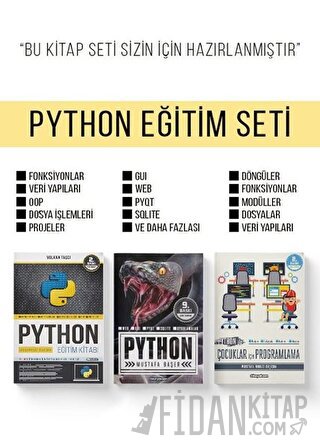Python Eğitim Seti (3 Kitap Takım)