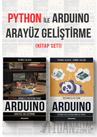 Python ile Arduino için Arayüz Geliştirme Seti (2 Kitap) Yılmaz Alaca