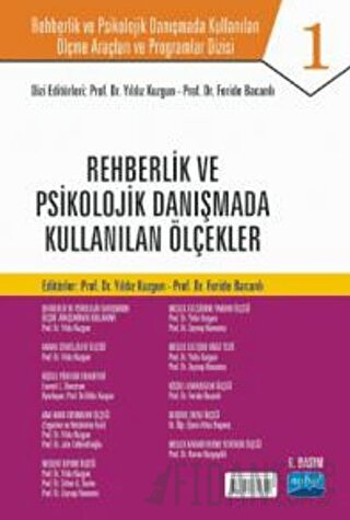 Rehberlik ve Psikolojik Danışmada Kullanılan Ölçme Araçları ve Programlar Dizisi