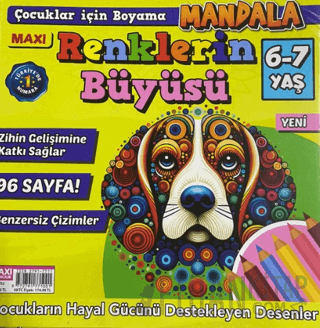 Renklerin Büyüsü Mandala 6-7 Yaş 2024