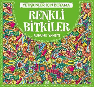 Renkli Bitkiler - Yetişkinler İçin Boyama