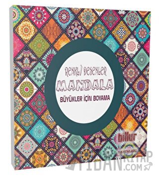 Renkli Desenler Mandala - Büyükler İçin Boyama