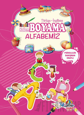 Renkli Kalem Boyama - Alfabemiz