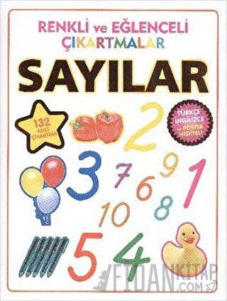 Renkli ve Eğlenceli Çıkartmalar - Sayılar (Numbers)