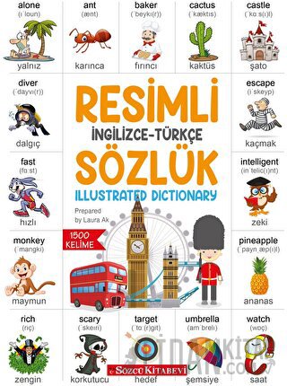 Resimli İngilizce – Türkçe Sözlük Laura Ak