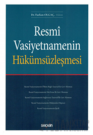 Resmi Vasiyetnamenin Hükümsüzleşmesi