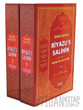 Riyazu's Salihin Şerhi (2 Cilt Takım, 2. Hamur) Ebu Zekeriyya Muhyiddi