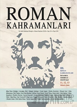 Roman Kahramanları Dergisi Sayı: 34 Nisan - Haziran 2018