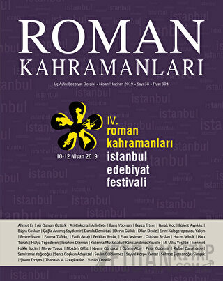 Roman Kahramanları Sayı: 38 Nisan-Haziran 2019
