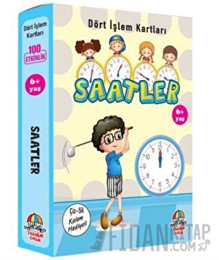 Saatler - Dört İşlem Kartları 6+ Yaş