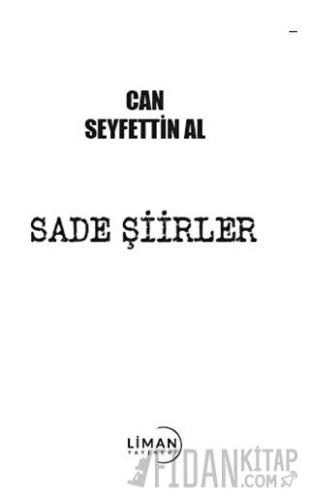 Sade Şiirler