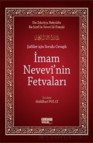 Şafiiler İçin Sorulu Cevaplı İmam Nevevi'nin Fetvaları (Ciltli) Ebu Ze