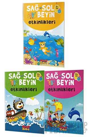 Sağ ve Sol Beyin Etkinlikleri Seti (3+Yaş)