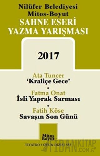 Sahne Eseri Yazma Yarışması 2017