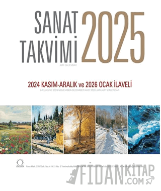 Sanat Takvimi 2025 Duvar Takvimi