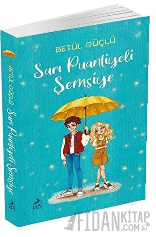 Sarı Puantiyeli Şemsiye