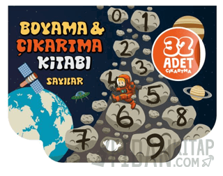 Sayılar Boyama ve Çıkartma Kitabı
