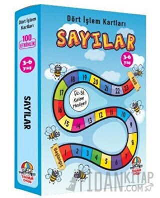 Sayılar - Dört İşlem Kartları 3-6 Yaş