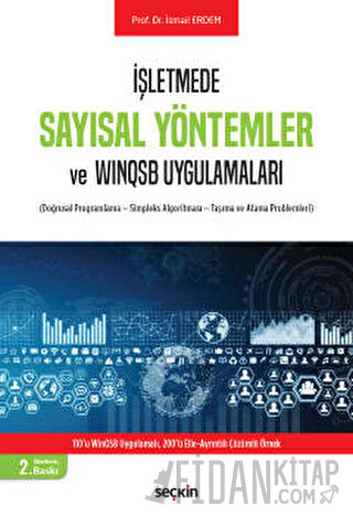 Sayısal Yöntemler ve WinQSB Uygulamaları