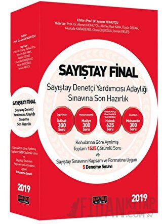 Sayıştay Final - Sayıştay Denetçi Yardımcısı Adaylığı Sınavına Son Hazırlık Soru Bankası 2019