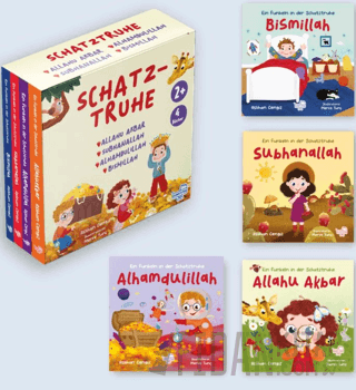 Schatz-Truhe / Almanca Hazine Sandığı (4 Kitap) (Ciltli)