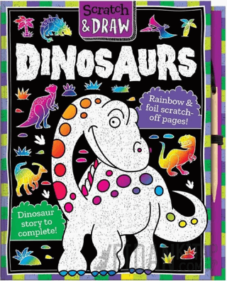 Scratch And Draw - Dinosaurs (Ciltli)