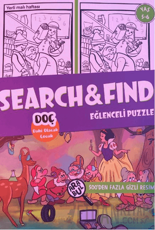 Search&Find Eğlenceli Puzzle 5 - 6 Yaş Kolektif